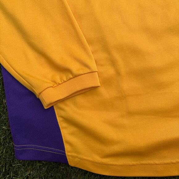 Vintage Nike Dri Fit NBA Los Angeles Lakers Y2K Warm Up Jersey Team Apparel XL - Picture 5 of 10